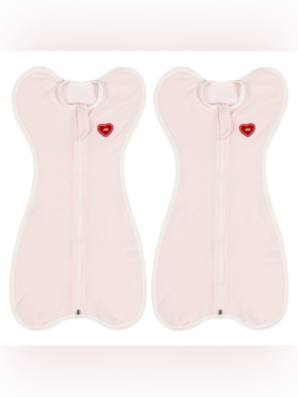 A Prime Standard Korean Pink Baby Swaddle Zip Sleep sack sz 0-3 mo